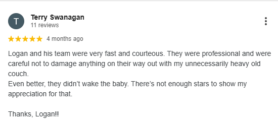 Terry's Google Review