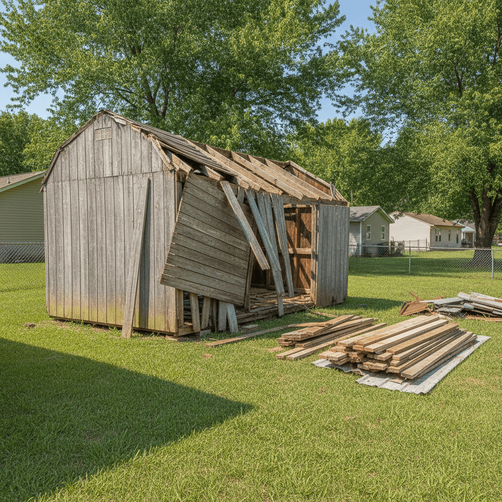 Shed Teardown in Owensboro, KY